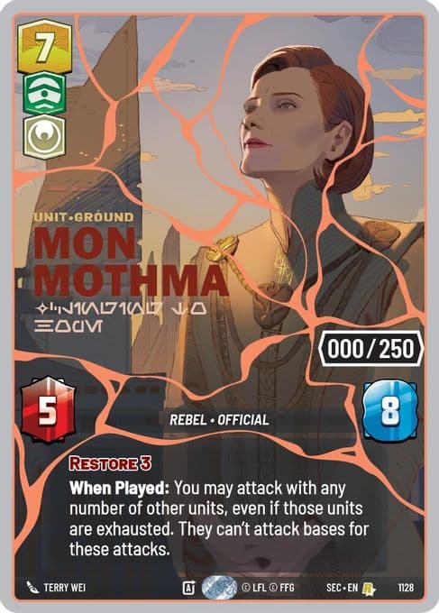 Mon Mothma - Clinging to Hope (Serialized) (Rose Gold)