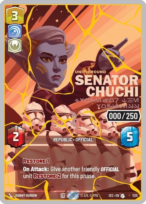 Senator Chuchi - Voice for the Voiceless (Serialized) (Gold)