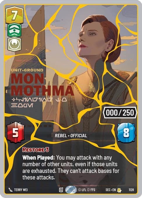 Mon Mothma - Clinging to Hope (Serialized) (Gold)