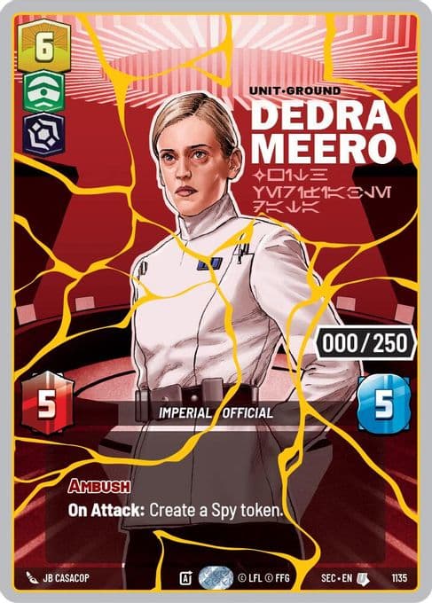 Dedra Meero - With Verifiable Data (Serialized) (Gold)