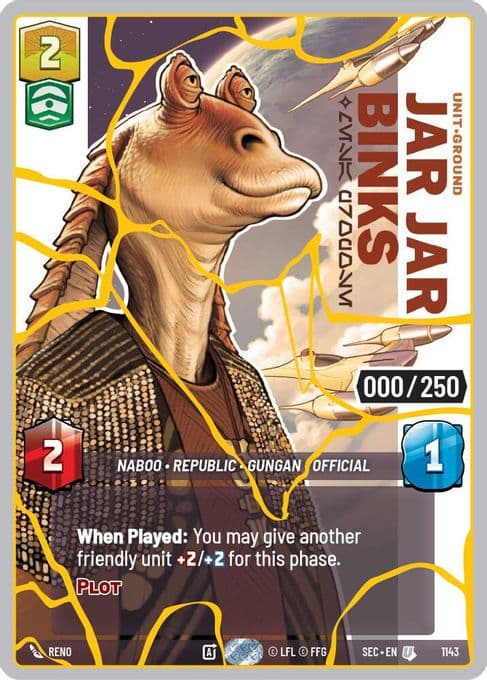 Jar Jar Binks - Mesa Propose (Serialized) (Gold)