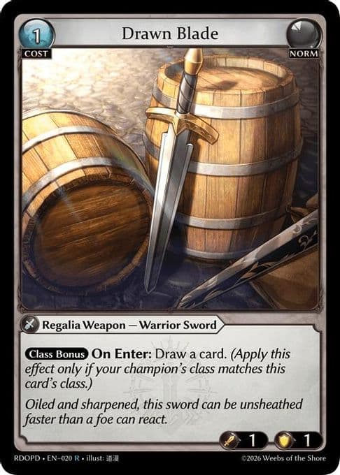 Drawn Blade