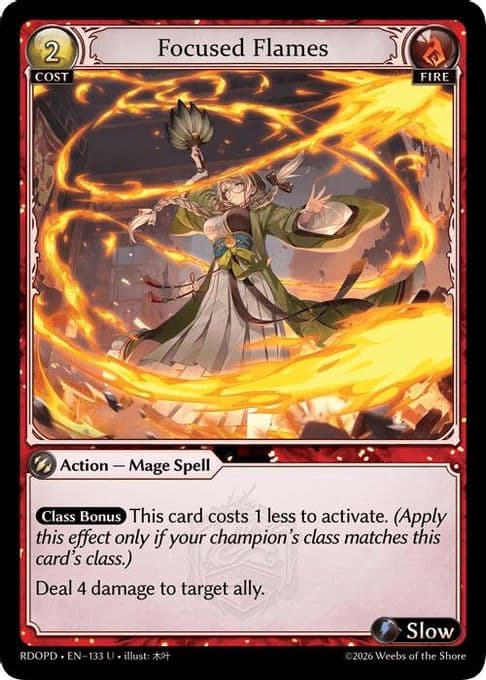 Focused Flames