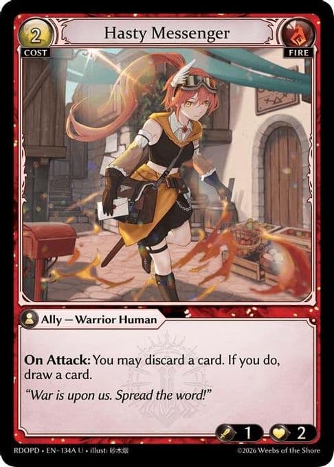 Hasty Messenger (134A)
