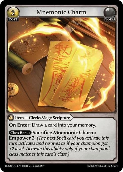 Mnemonic Charm (086B)