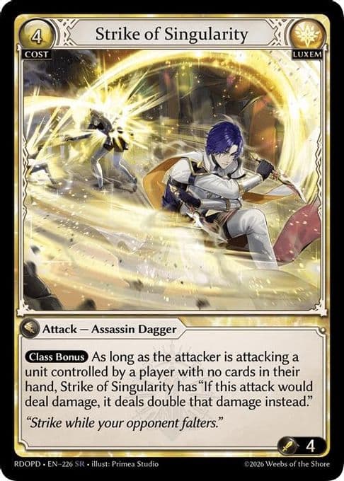 Strike of Singularity