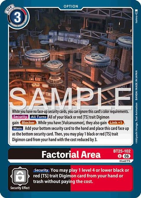 Factorial Area