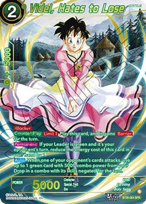 Videl, Hates to Lose (SPR)