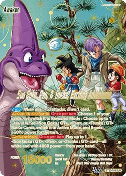 Son Goku, Pan, & Trunks // Son Goku, Pan, & Trunks, Exciting Adventures (SLR)