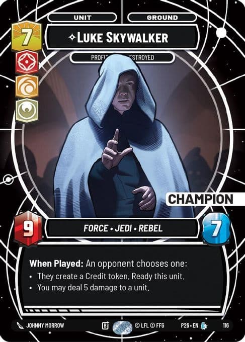 Luke Skywalker - Profit or Be Destroyed (Champion)