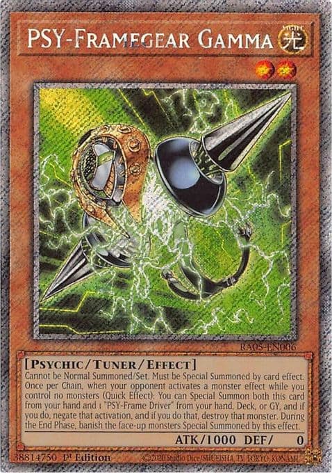PSY-Framegear Gamma (Platinum Secret Rare)
