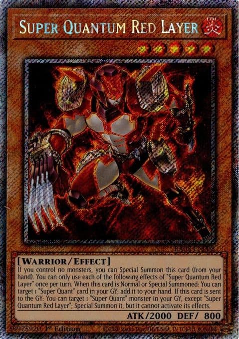 Super Quantum Red Layer (Platinum Secret Rare)