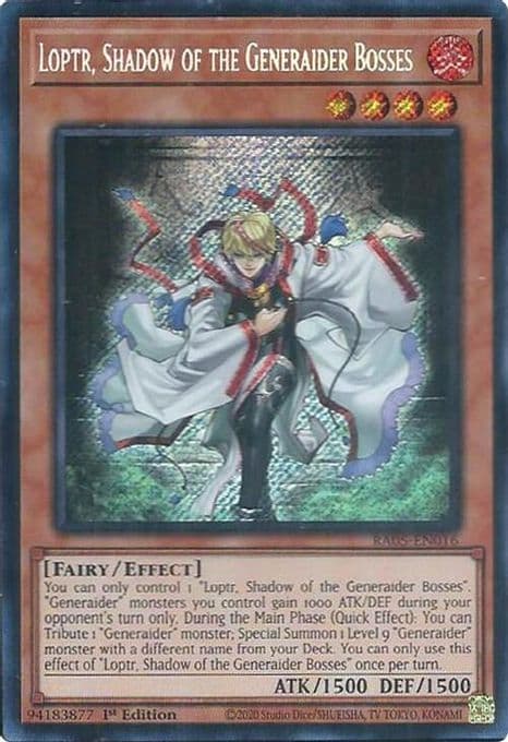 Loptr, Shadow of the Generaider Bosses (Secret Rare)