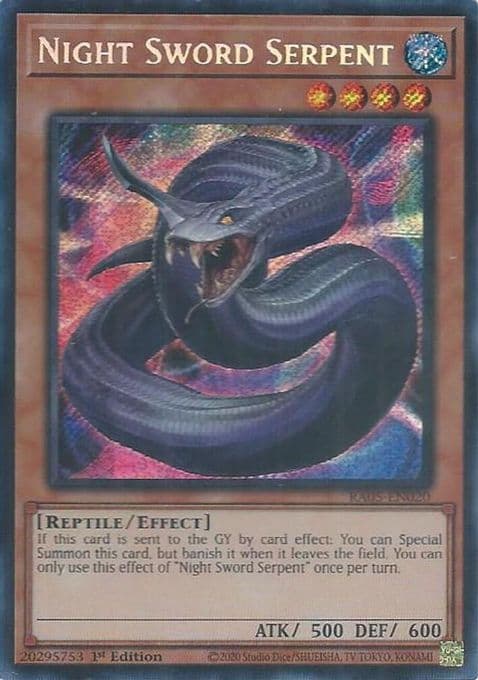 Night Sword Serpent (Secret Rare)