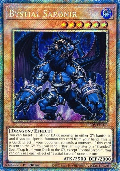 Bystial Saronir (Platinum Secret Rare)