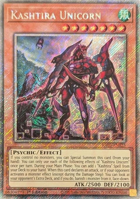 Kashtira Unicorn (Platinum Secret Rare)