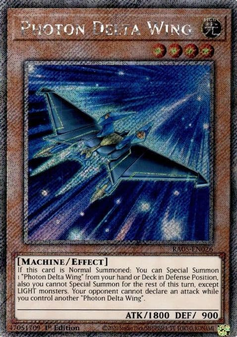 Photon Delta Wing (Platinum Secret Rare)