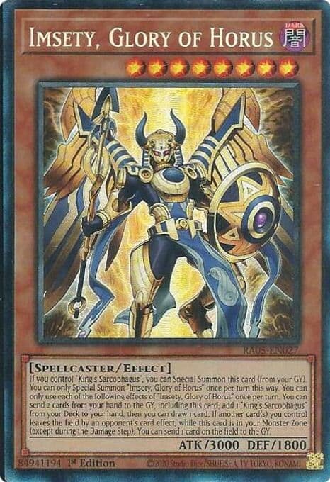 Imsety, Glory of Horus (Collector's Rare)