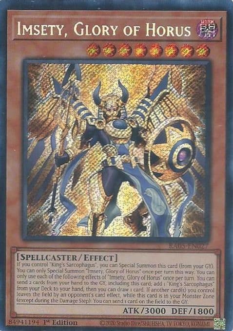 Imsety, Glory of Horus (Secret Rare)
