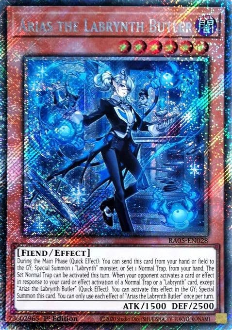 Arias the Labrynth Butler (Platinum Secret Rare)