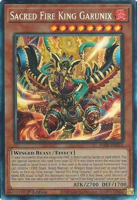 Sacred Fire King Garunix (Collector's Rare)