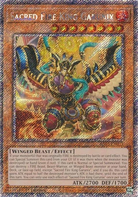 Sacred Fire King Garunix (Platinum Secret Rare)