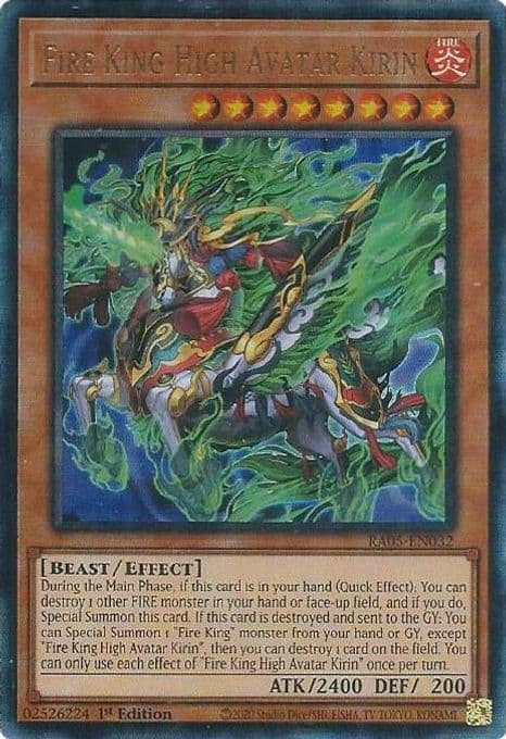 Fire King High Avatar Kirin (Ultimate Rare)