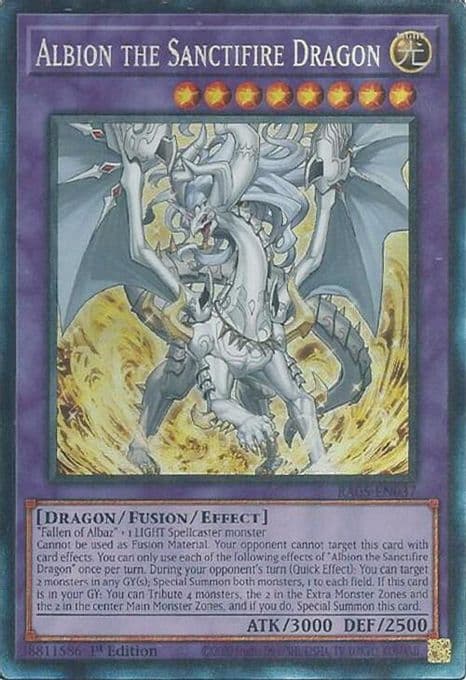 Albion the Sanctifire Dragon (Collector's Rare)