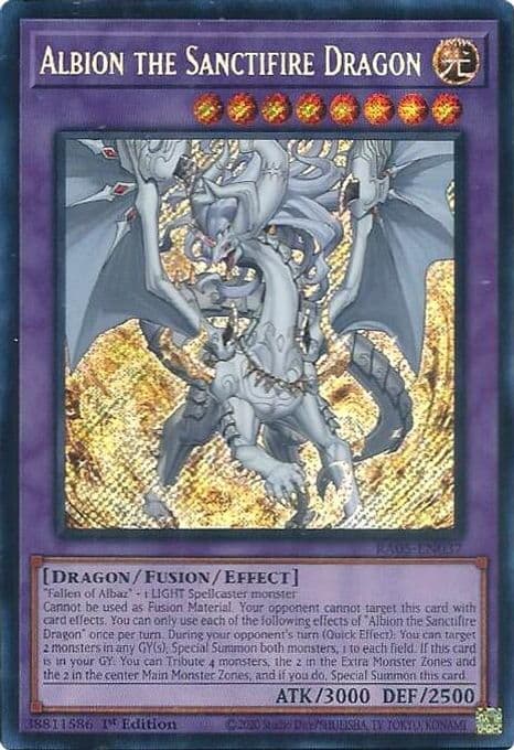 Albion the Sanctifire Dragon (Secret Rare)