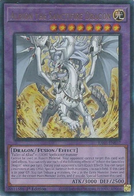 Albion the Sanctifire Dragon (Ultimate Rare)