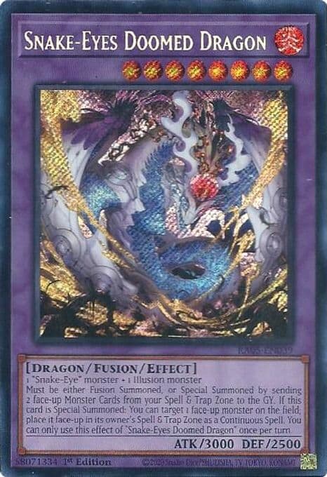 Snake-Eyes Doomed Dragon (Secret Rare)