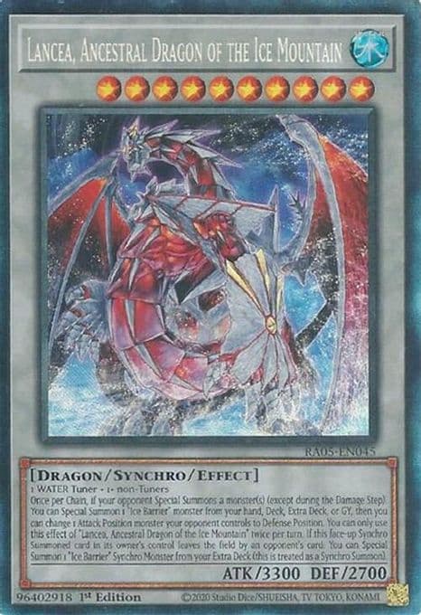 Lancea, Ancestral Dragon of the Ice Mountain (Collector's Rare)