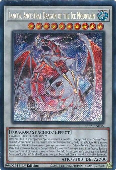 Lancea, Ancestral Dragon of the Ice Mountain (Secret Rare)