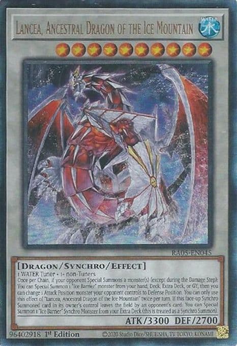 Lancea, Ancestral Dragon of the Ice Mountain (Ultimate Rare)