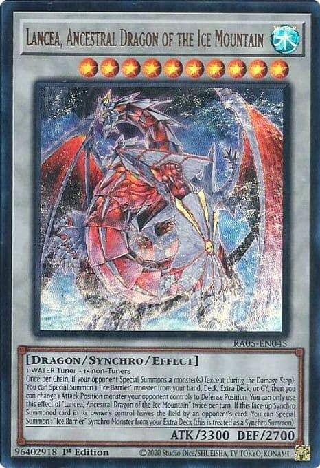 Lancea, Ancestral Dragon of the Ice Mountain (Ultra Rare)
