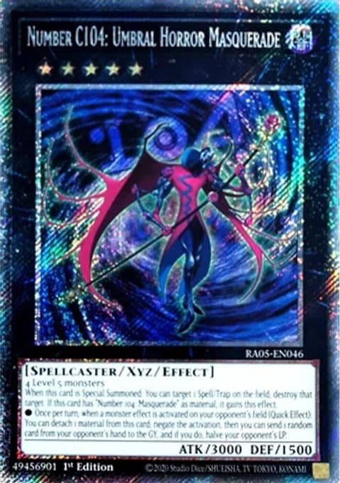 Number C104: Umbral Horror Masquerade (Platinum Secret Rare)