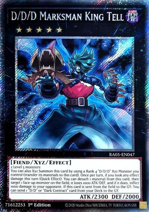 D/D/D Marksman King Tell (Platinum Secret Rare)