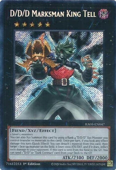 D/D/D Marksman King Tell (Secret Rare)