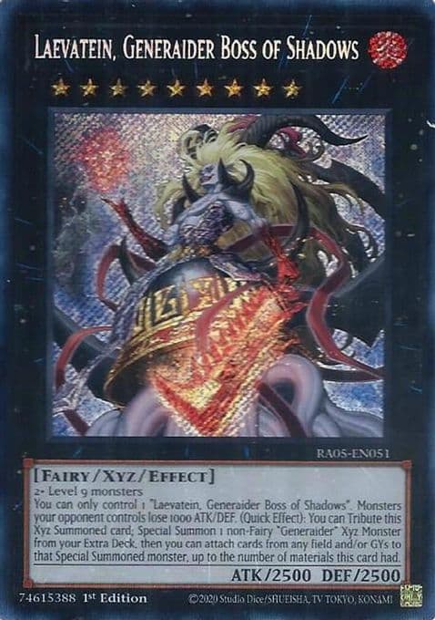 Laevatein, Generaider Boss of Shadows (Secret Rare)