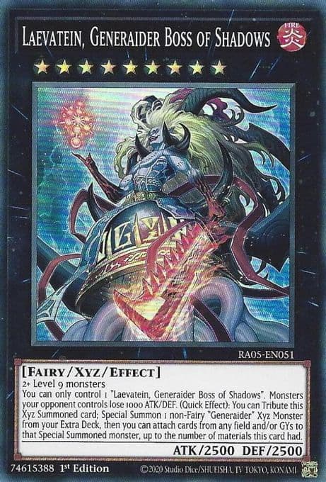 Laevatein, Generaider Boss of Shadows