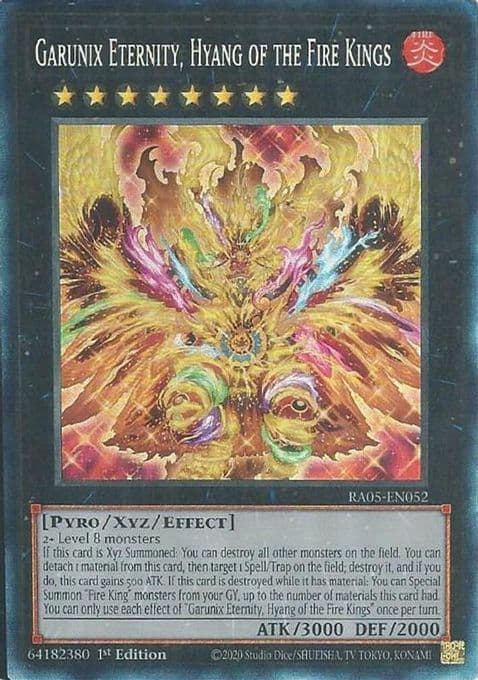 Garunix Eternity, Hyang of the Fire Kings (Collector's Rare)