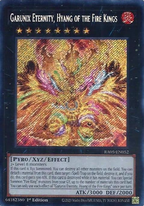 Garunix Eternity, Hyang of the Fire Kings (Secret Rare)