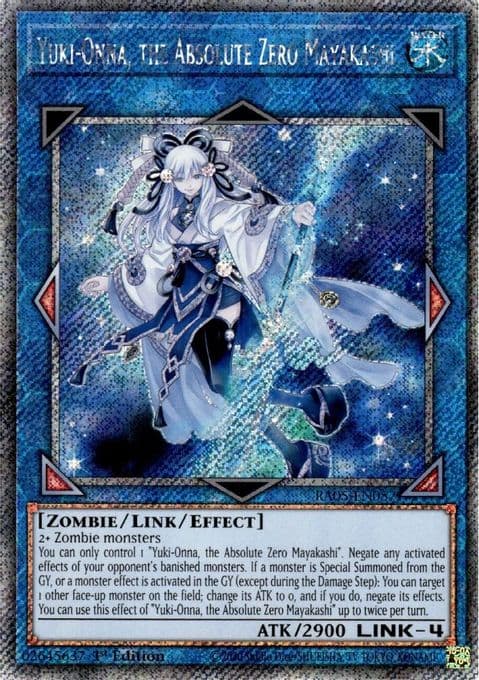 Yuki-Onna, the Absolute Zero Mayakashi (Platinum Secret Rare)
