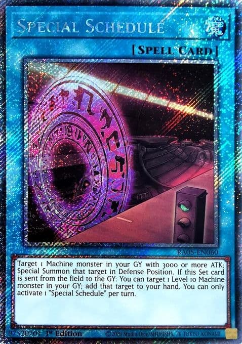 Special Schedule (Platinum Secret Rare)