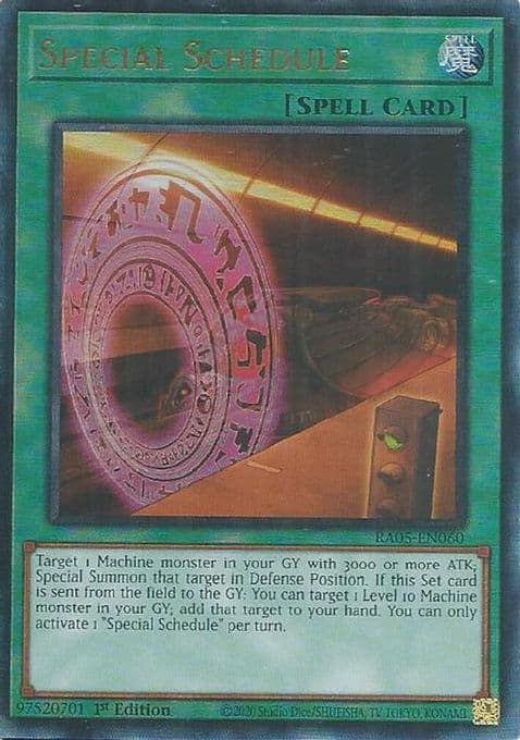 Special Schedule (Ultimate Rare)