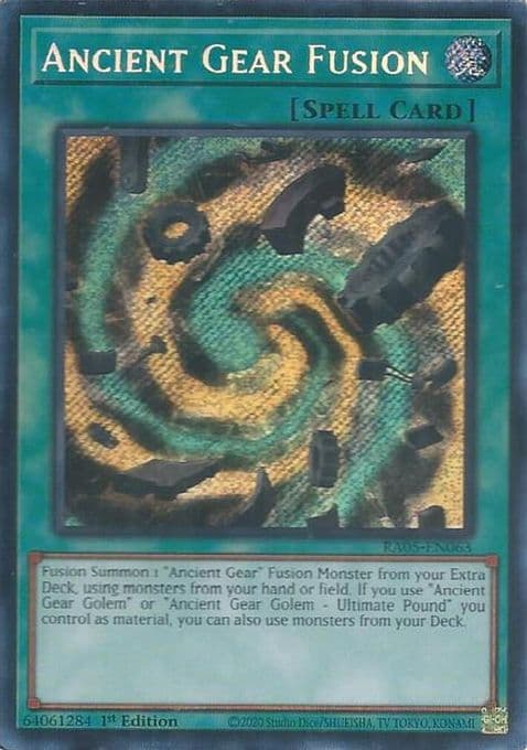 Ancient Gear Fusion (Secret Rare)