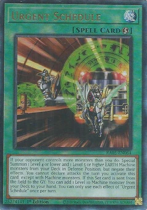 Urgent Schedule (Ultimate Rare)