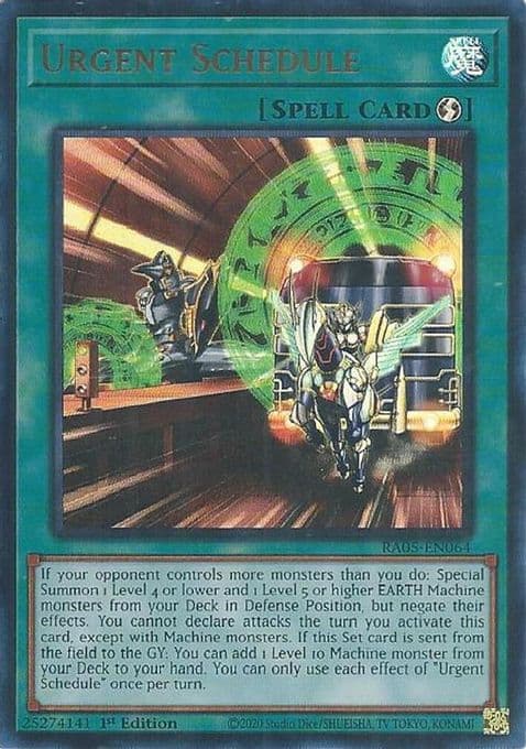 Urgent Schedule (Ultra Rare)