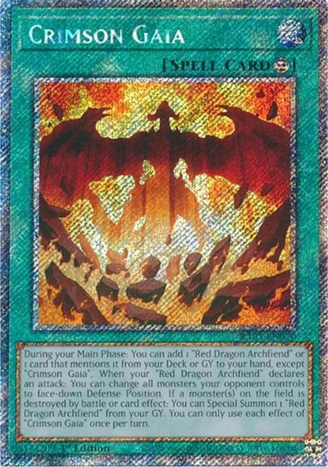 Crimson Gaia (Platinum Secret Rare)