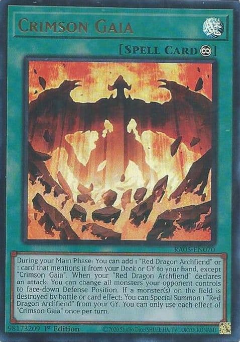 Crimson Gaia (Ultra Rare)
